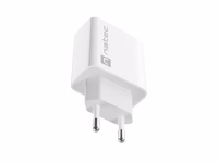 NATEC NETWORK CHARGER RIBERA USB-A 18W balts