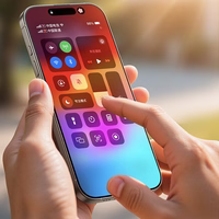 Rock Aizsargstikls HD pilna pārklājuma ar antistatisku īpašību iPhone 17 Pro