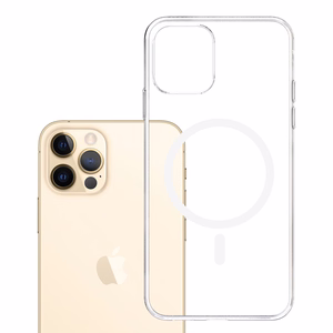 3mk caurspīdīgs magnētiskais viedtālruņa apvalks Apple iPhone 12 Pro Max