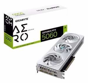 GIGABYTE GeForce RTX 5060 AERO OC 8G Graphics Card - 8GB GDDR7