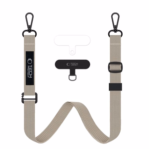 TECH-PROTECT C6S virves crossbody siksniņa krēmkrāsas