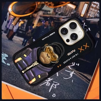 Nimmy Cool&Cute 2.0 Pērtiķa viedtālruņa apvalks iPhone 16 Pro - melns