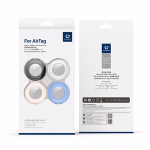 Dux Ducis PC ūdensnecaurlaidīgs futrālis Apple AirTag 4Pack