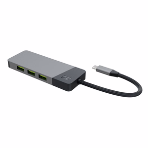 Green Cell USB-C centrmezgls GC Connect 7-in-1 (3x USB 3.1, HDMI 4K 60Hz, USB-C PD 85W, MicroSD/SD)