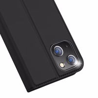 Viedtālruņa apvalks Skin Pro Wallet Case iPhone 15 Plus - melns
