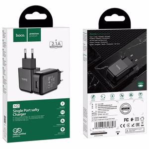 Lādētājs Hoco USB A 2A 10W N2 melns