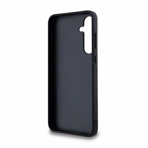 Guess 4G Big Metal Logo viedtālruņa apvalks Samsung Galaxy A35 - melns