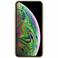 Nillkin Super Frosted Shield - maciņš Apple iPhone 11 Pro z wycięciem na logo (Golden)