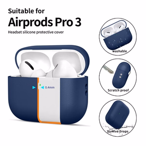 Tech-Protect Силиконовый Чехол для AirPods Pro 3 - тёмно-синий