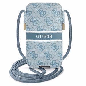 Guess сумочка GUPHM4GDBL 6,1" синий жесткий чехол 4G Stripe