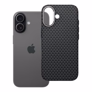 Ar MagSafe saderīgs K-Look maciņš iPhone 17, melns, v2