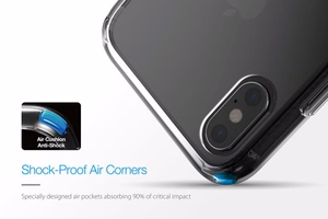 Just Mobile Tenc Air vāciņš ierīcei iPhone XS Max, kristāliski melns
