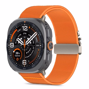 Tech-Protect Nylon Clasp siksniņa modelim Samsung Galaxy Watch Ultra 47 mm – oranža