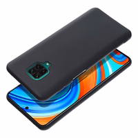 MATT viedtālruņa apvalks XIAOMI Redmi Note 9 Pro melns