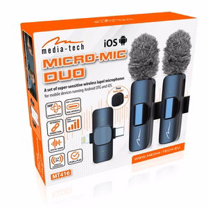 Lavalier microphone set Micro-Mic Duo MT416