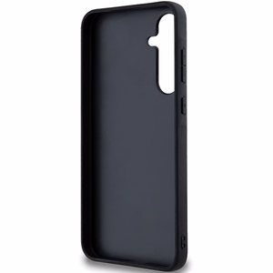Karl Lagerfeld Fixed Glitter Ikonik Logo Metal Pin case for Samsung Galaxy A55 - black
