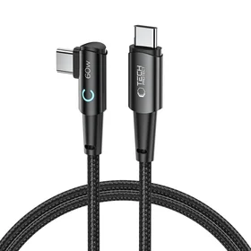 Tech-Protect UltraBoost L USB-C / USB-C 60W 6A kabelis 1 m - pelēks
