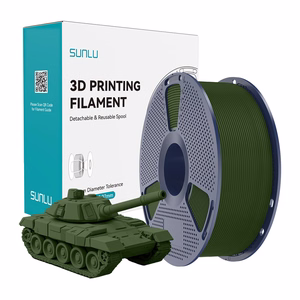 Sunlu PLA+ High-Speed filaments, olīvkrāsas