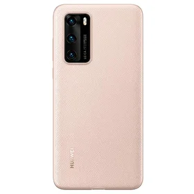 Oriģinālais maciņš Huawei P40 - PU aizsargmaciņš (51993713) rozā
