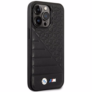 Viedtālruņa apvalks BMW Bi Pattern iPhone 14 Pro 6.1 - melns