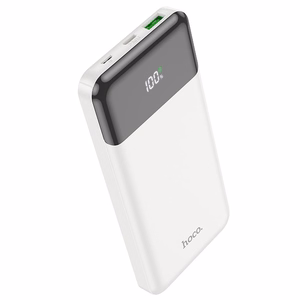 Portatīvais lādētājs (m) Hoco 10000 mAh QC3.0 PD 3A 20W J102 balts