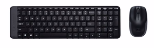 Logitech G MK220 tastatūra RF bezvadu QWERTY US International melna