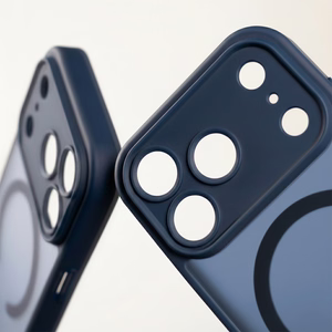 Mag Matt case for iPhone 16 Pro 6,3" dark blue camera protection