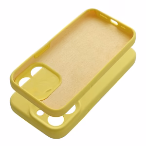 Silikona viedtālruņa apvalks 2mm IPHONE 16 Pro Max citronu