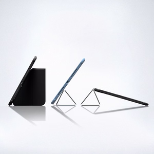 AmazingThing Titan Pro maciņš iPad A16 11" ar 720° rotējamu statīvu un irbuļa turētāju, melns