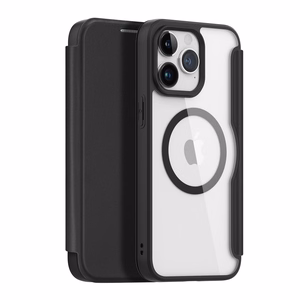 Dux Ducis Skin X Pro Magnētiskais Atveramais MagSafe apvalks iPhone 15 Pro - melns