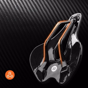 Rockbros LF0214 anatomisks 3D ūdensizturīgs velosipēda sēdeklis – melns