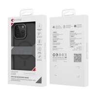 Viedtālruņa apvalks Comma Joy Elegant Mag iPhone 15 Plus melns