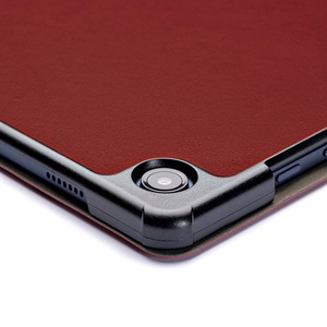 Futrālis Reach Smart Leather Lenovo Tab 10.1 TB311 bordo krāsā