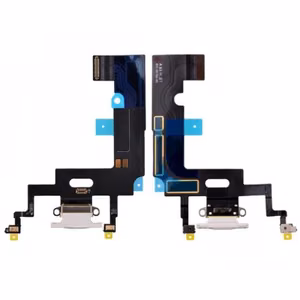 Charging Port Saderīgs ar Apple iPhone XR Ar Flex Balts Original