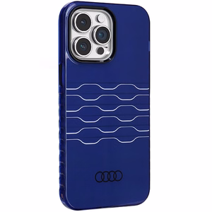 Audi IML Magnētiskais viedtālruņa apvalks iPhone 14 Pro Max - zils