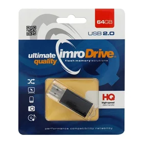 IMRO zibatmiņas disks melns 64GB USB2.0