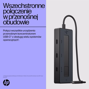HP 4K USB-C daudzfunkcionāls centrmezgls