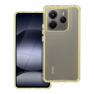 MATRIX CLEAR viedtālruņa apvalks XIAOMI Redmi Note 14 5G dzeltens