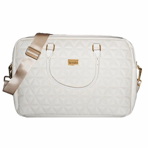 Wonder Portatīvā datora soma 15–16 collas pico quilted beiges krāsas