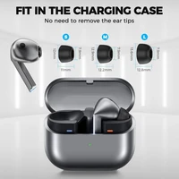 Tech-Protect ausu spilventiņi Samsung Galaxy Buds 3 Pro S / M / L izmēri - melni (3 gab.)