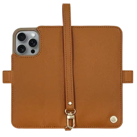 ZUCK BEAR GAVIN FOLIO IPHONE 16 PRO BRŪNS