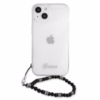Guess GUHCP13SKPSBK iPhone 13 mini 5.4" Caurspīdīgs cietais apvalks Melnais Pērle
