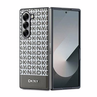 DKNY Atkārtota raksta apakšējās svītras apvalks Samsung Galaxy Z Fold 6 - brūns