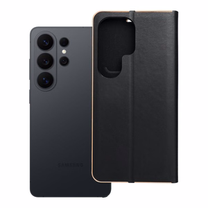 LUNA Book Gold viedtālruņa apvalks SAMSUNG S26 Ultra melns