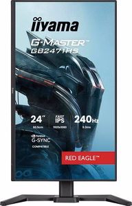 iiyama G-MASTER GB2471HS-B1 datora monitors 60.5 cm (23.8") 1920 x 1080 pikseļi Full HD melns
