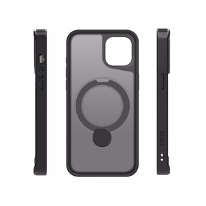 Etteri Matēts Magnētiskais gredzens viedtālruņa apvalks iPhone 13 6,1" melns