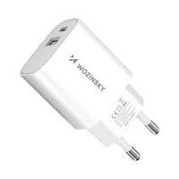 Wozinsky WGWCW USB-A USB-C 20W sienas lādētājs - balts