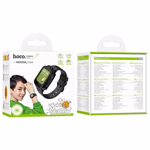 Smartwatch for kids Hoco 1,69" 4G GPS with call function Y104 black