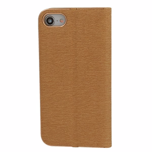 Чехол-книжка Vennus с рамкой для Samsung Galaxy S24 Plus золотой