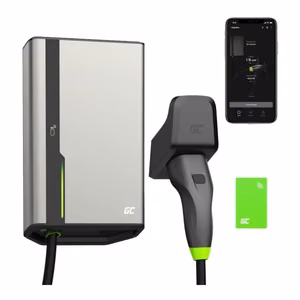 Wallbox Green Cell HabuDen 22kW 32A - кабель 5m с NFC